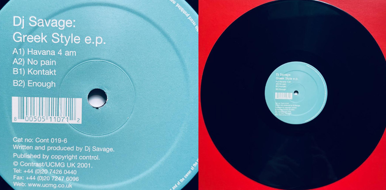 DJ Savage – Greek Style E.P